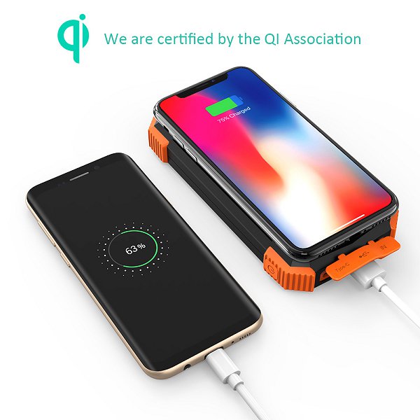 Qi無線充電行動電源