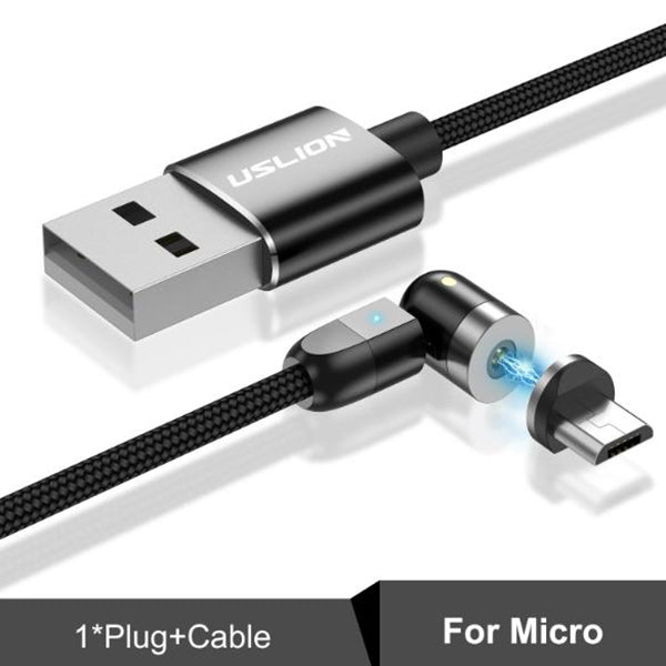 三合一磁吸接頭充電線