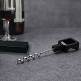 塑料T型螺旋式紅酒開瓶器-啤酒金屬片兩用開瓶器