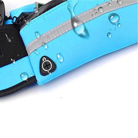 潛水布運動耳機孔腰包