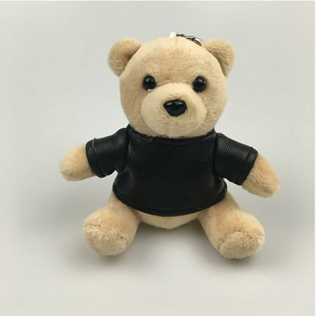 15cm填充玩具-鑰匙圈T恤泰迪熊