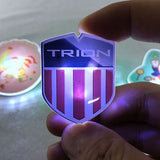 LED壓克力白燈發光胸章