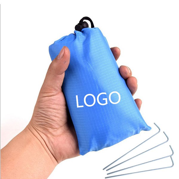 束口式戶外用吊環毛毯