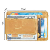 RFID防盜卡片夾-瘋馬皮磁吸卡夾