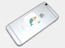 (100個起訂)創意超細纖維手機擦拭布貼-可重複撕貼不殘膠