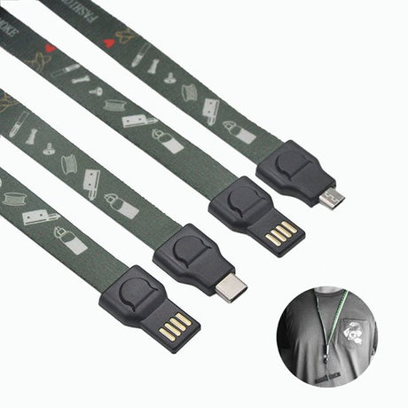 識別證帶款電子煙USB數據線-Type-c