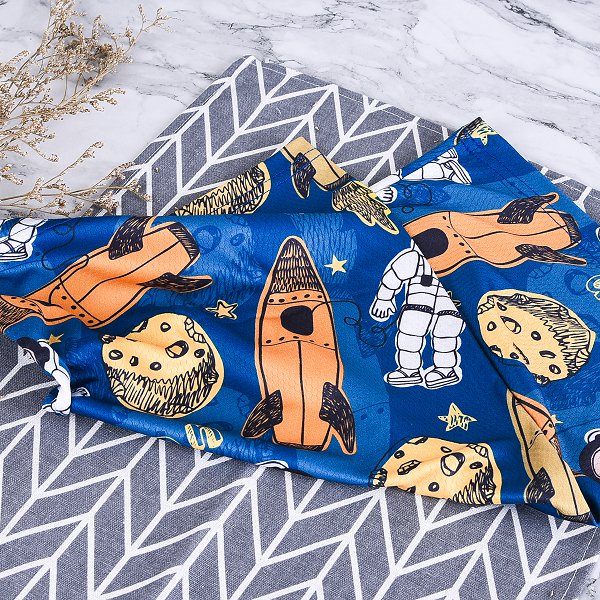 雙層全彩涼感頭巾-涼感尼龍布