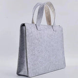 拉鍊式手提電腦包-毛氈筆電包