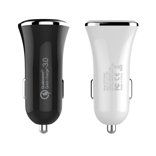 LED指示燈車用充電器QC3.0-USBx1