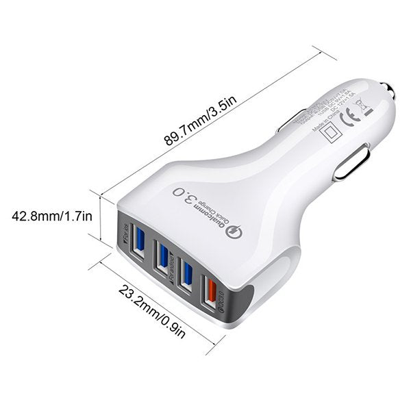 車用充電器QC3.0-USB