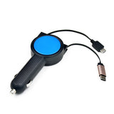 帶線車用充電器QC3.0-USBx1