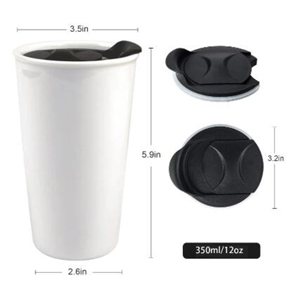 塑膠杯蓋雙層咖啡杯