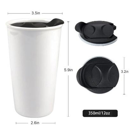 塑膠杯蓋雙層咖啡杯