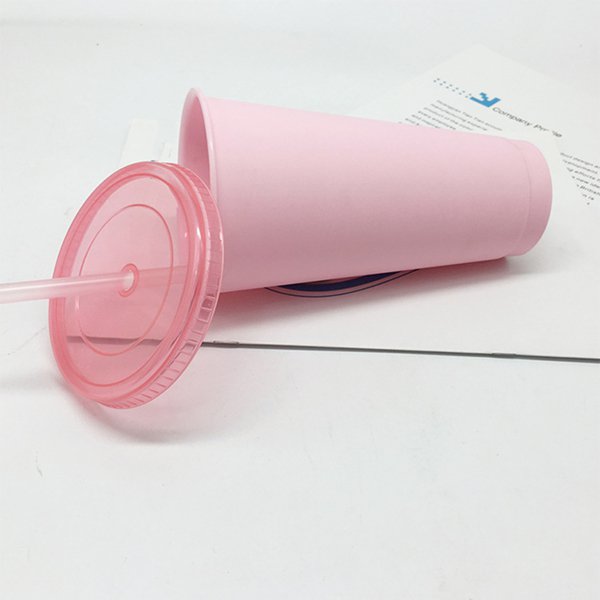 720ml塑膠吸管杯