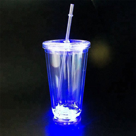470ml塑膠吸管杯