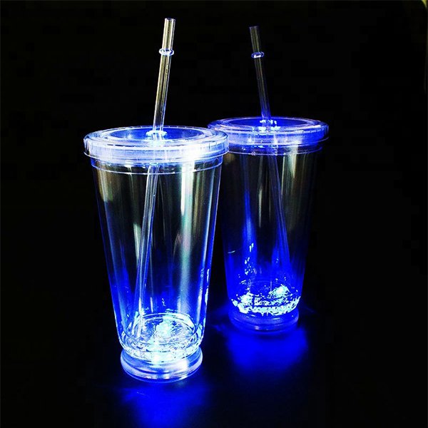 470ml塑膠吸管杯