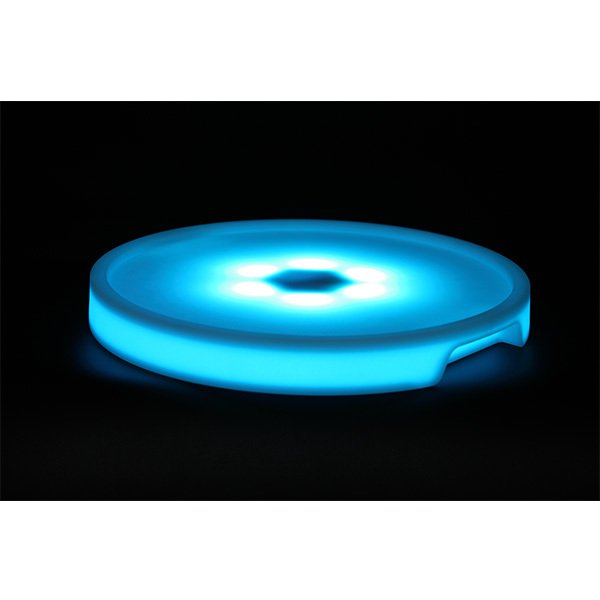 圓形塑膠托盤-LED內凹把手托盤