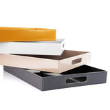 彩色樹脂托盤-穿洞把手托盤