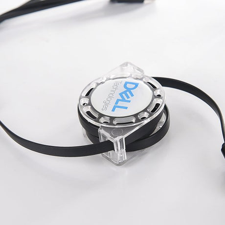 三合一可伸縮傳輸充電線附USB充電頭