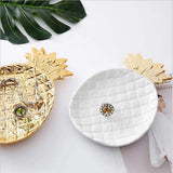 紅鶴陶瓷鍍金置物盤