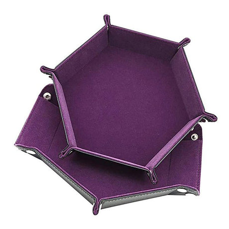 六角形PU皮革置物盤