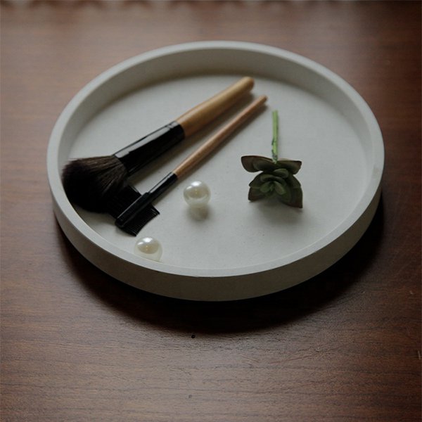 圓形混凝土置物盤