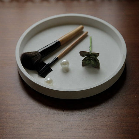 圓形混凝土置物盤
