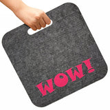 方形坐墊-28.5x28.5cm 厚5mm毛氈布/可選色-單面單色印刷