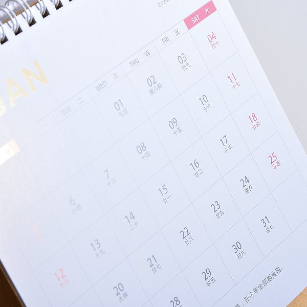 客製化三角桌曆