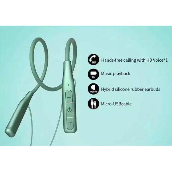 可摺疊頸掛式入耳式無線耳機