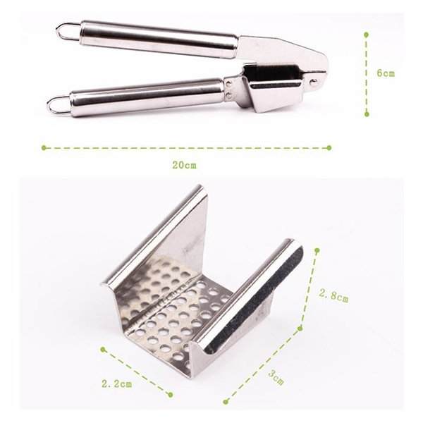 手持式不鏽鋼壓蒜器-掛勾設計