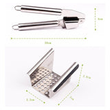 手持式不鏽鋼壓蒜器-掛勾設計