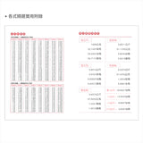 2027-25K工商日誌內頁-左三右四式