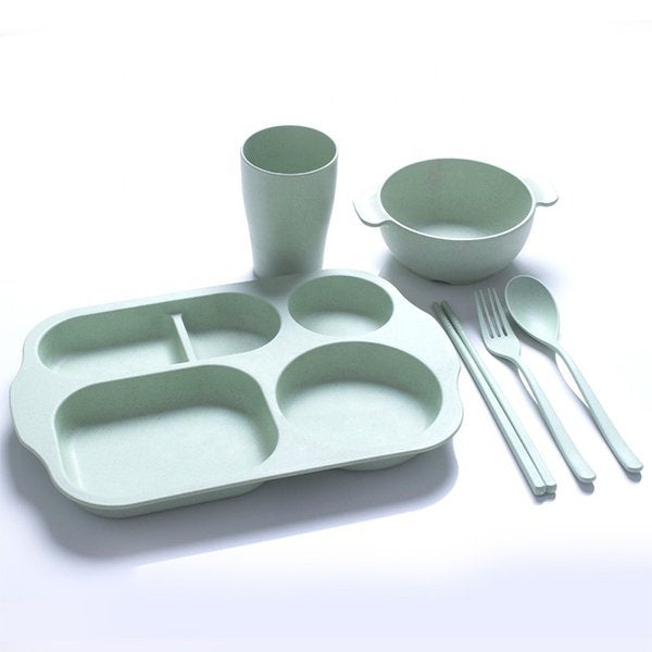 環保小麥6件餐具組