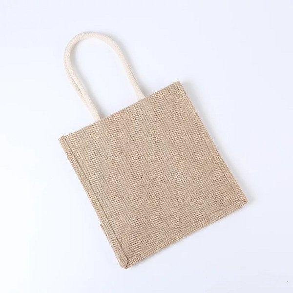 麻繩提把黃麻購物袋-客製化手提袋