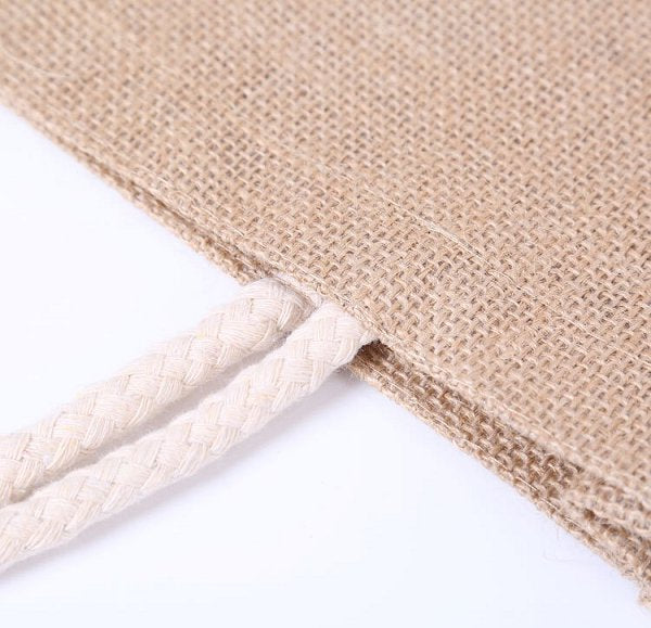 麻繩提把黃麻購物袋-客製化手提袋