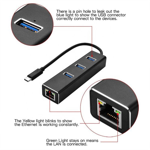 Type-C接口HUB集線器