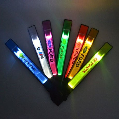 夜間LED安全警示燈-PVC反光臂帶
