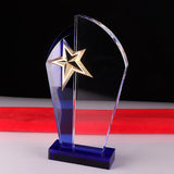 獨特1.2kg星星造型水晶獎盃