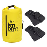 單拉鍊隔層戶外防水桶包