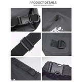 單拉鍊隔層戶外防水桶包