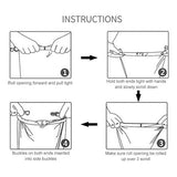 單拉鍊隔層戶外防水桶包