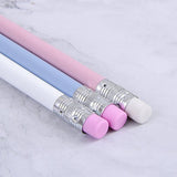 鉛筆-圓形橡皮擦頭印刷筆桿禮品
