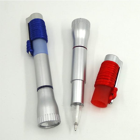 LED手電筒圓珠發光筆附掛繩