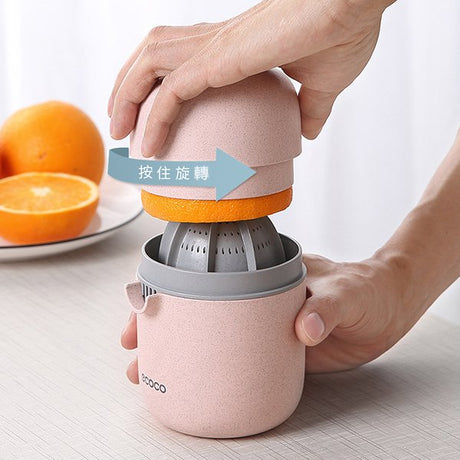手壓旋轉式小麥秸稈檸檬榨汁機