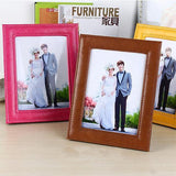 咖啡棕皮革大尺寸相框