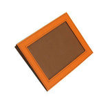 橘棕色PU皮革相框