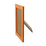 橘棕色PU皮革相框