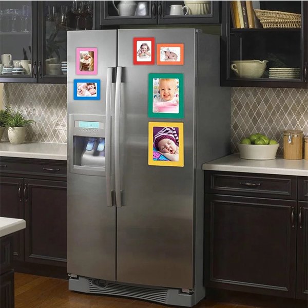 彩色邊框冰箱貼磁鐵相框