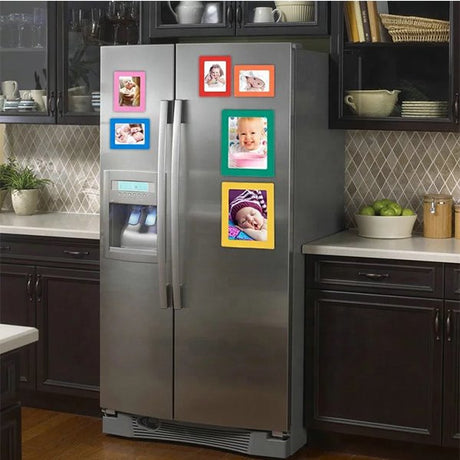 彩色邊框冰箱貼磁鐵相框